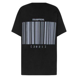 KARL TOWNS Stax NWT PERSONALLY OWNED Black BAR CODE Tee Shirt, Size XXLarge